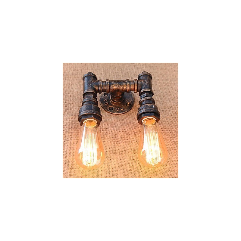 Nostalgia Simple Water Pipe Decorative Small Wall Lamp Wall Light
