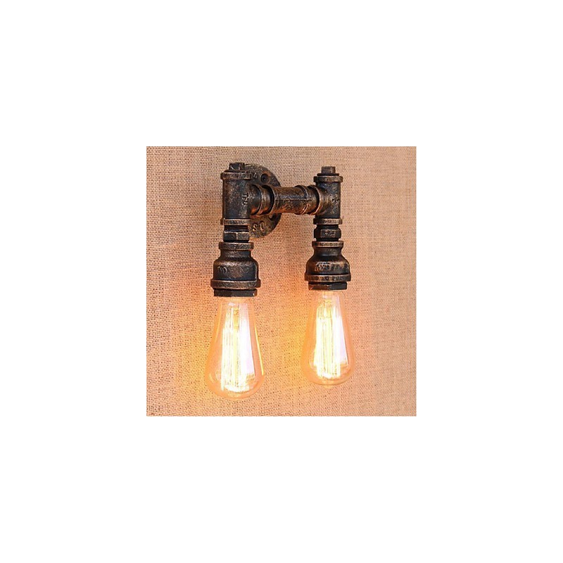 Nostalgia Simple Water Pipe Decorative Small Wall Lamp Wall Light