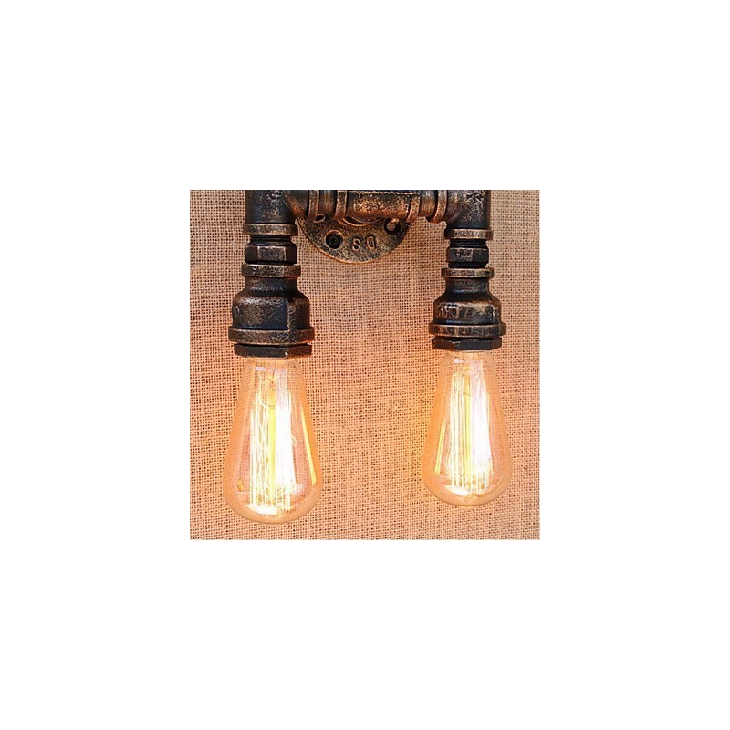 Nostalgia Simple Water Pipe Decorative Small Wall Lamp Wall Light