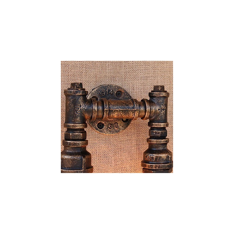 Nostalgia Simple Water Pipe Decorative Small Wall Lamp Wall Light