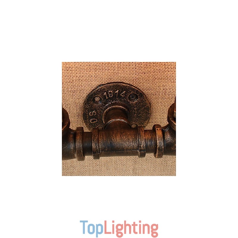 Nostalgia Simple Water Pipe Decorative Small Wall Lamp Wall Light