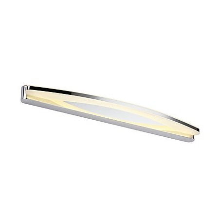 Modern Contemporary Chrome Feature for Ambient Light Bathroom Lighting Wall Light Modern Contemporary Chrome Feature for Ambient Light Bathroom Lighting Wall Light