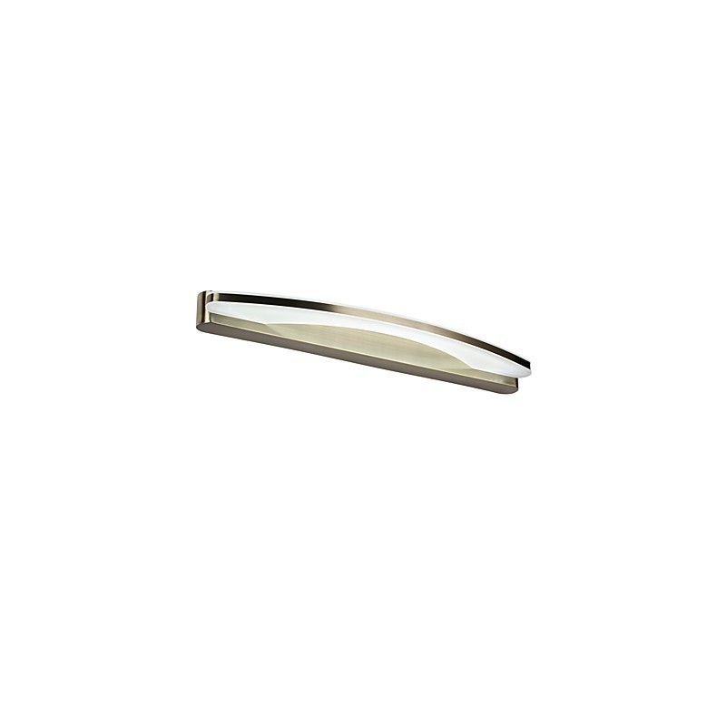 Modern Contemporary Chrome Feature for Ambient Light Bathroom Lighting Wall Light