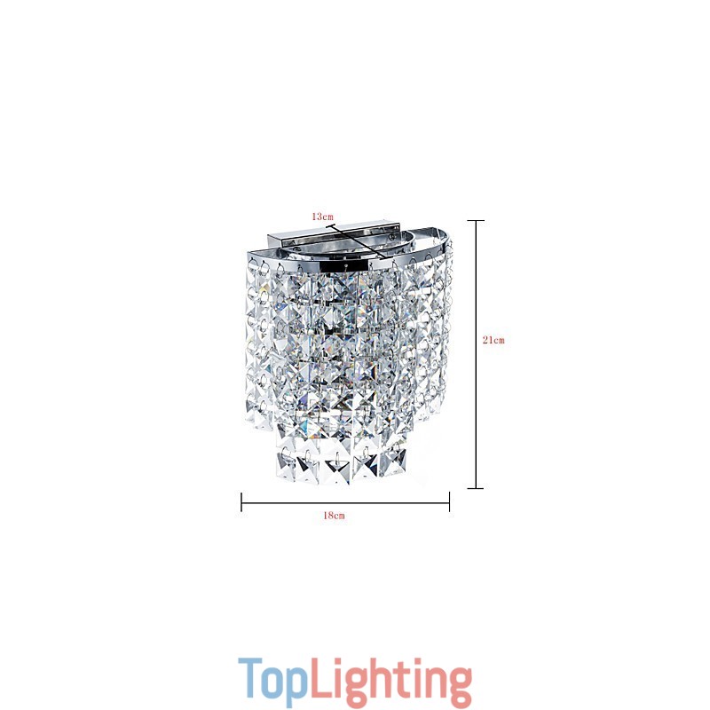 Modern Contemporary Electroplated Feature for Crystal Downlight Wall Sconces Wall Light