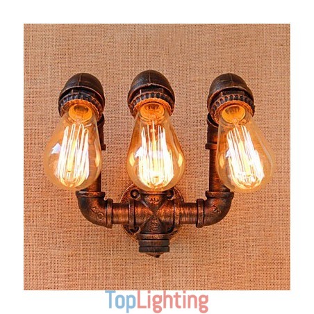 Rustic Lodge Country Painting Feature for Ambient Light Wall Sconces Wall Light