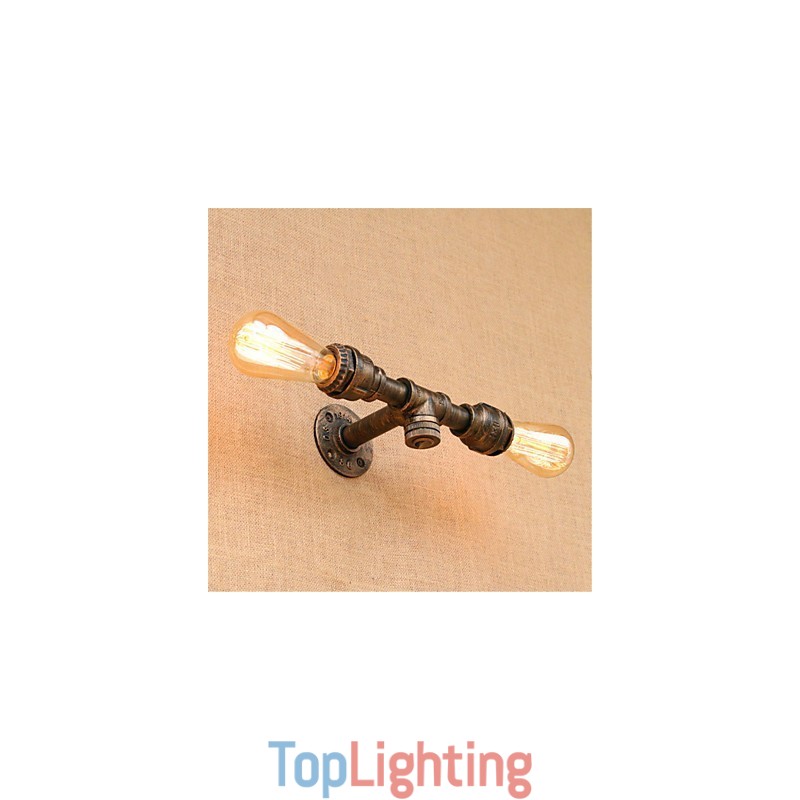 Rustic Lodge Painting Feature for Ambient Light Wall Sconces Wall Light