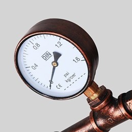 Vintage Industrial Pipe Wall Lights Wood Helm Shape Creative turnable Lights Restaurant Cafe Bar Decoration lighting