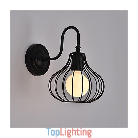 MaxTraditional Classic Rustic Lodge Painting Feature for Mini Style Ambient Light Wall Sconces Wall Light