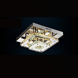 Crystal Ceiling Lamps Flush Mount Clear or Amber K9 for Indoor CE