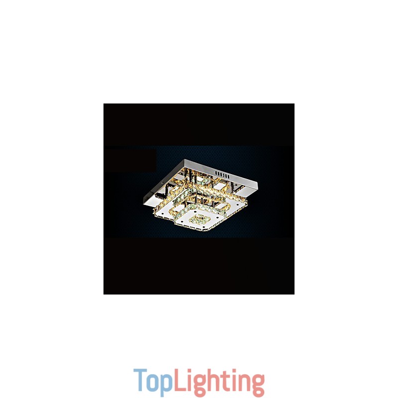 Crystal Ceiling Lamps Flush Mount Clear or Amber K9 for Indoor CE