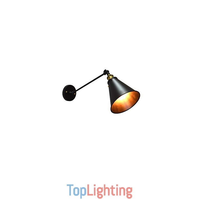 Buzz Paint Single Wall Iron Wall Lamp Dumb Black Lightsaber Lamp On Wall