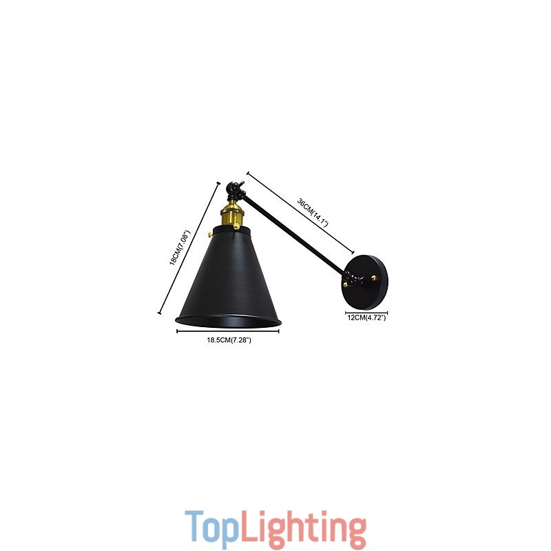 Buzz Paint Single Wall Iron Wall Lamp Dumb Black Lightsaber Lamp On Wall