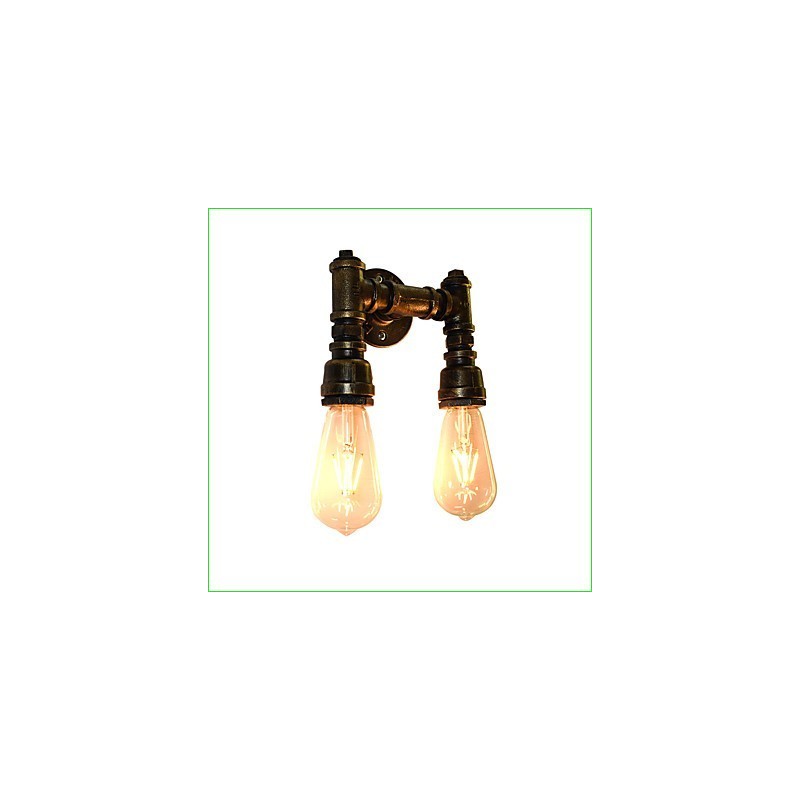 Rustic Lodge Traditional Classic Antique Brass Feature for Ambient Light Wall Sconces Wall Light