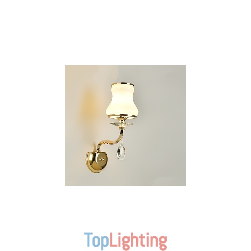 Modern Contemporary Electroplated Feature for Crystal Ambient Light Wall Sconces Wall Light