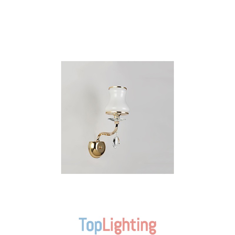 Modern Contemporary Electroplated Feature for Crystal Ambient Light Wall Sconces Wall Light