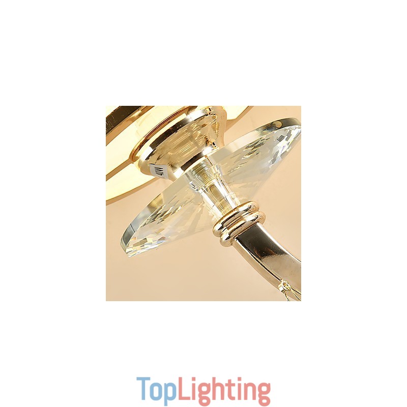 Modern Contemporary Electroplated Feature for Crystal Ambient Light Wall Sconces Wall Light