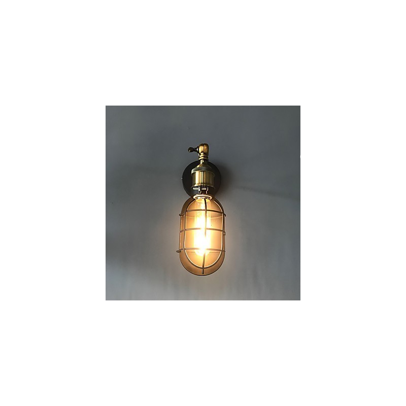 Vintage Black Metal Loft Wall Lamps Living Room Dining Room Hallway Cafe Bars Bar Wall Lamp