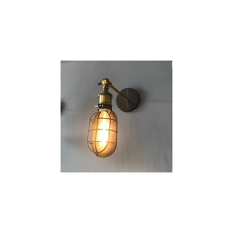 Vintage Black Metal Loft Wall Lamps Living Room Dining Room Hallway Cafe Bars Bar Wall Lamp