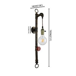 Wall Light Wall Sconces Wall Iron Wall Lamp Dumb Black Lightsaber Lamp On Wall