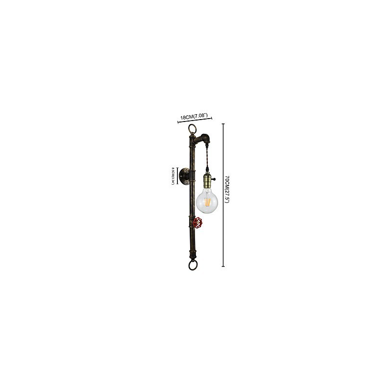 Wall Light Wall Sconces Wall Iron Wall Lamp Dumb Black Lightsaber Lamp On Wall