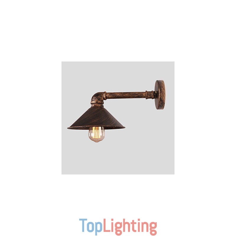 Water Pipe Wall Lights Retro Industrial Style Creative Country Metal Restaurant Cafe Bars Bar Table Wall Sconces