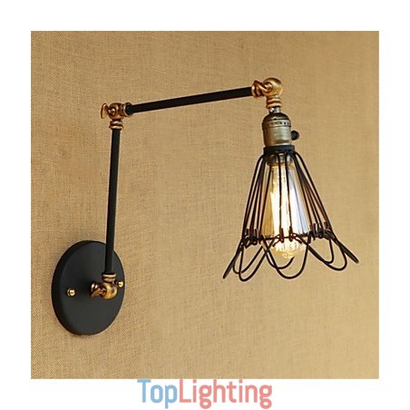 Rustic Lodge Country Retro Painting Feature for Mini Style Swing Arm Ambient Light Swing Rustic Lodge Country Retro Painting Feature for Mini Style Swing Arm Ambient Light Swing