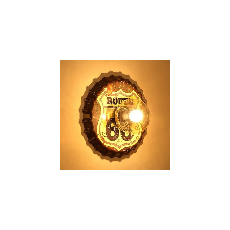 Traditional Classic Rustic Lodge Country Painting Feature for Mini Style Ambient Light Wall Sconces Wall Light