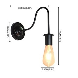 Wall Sconces Wall Iron Wall Lamp Dumb Black Lightsaber Lamp On Wall