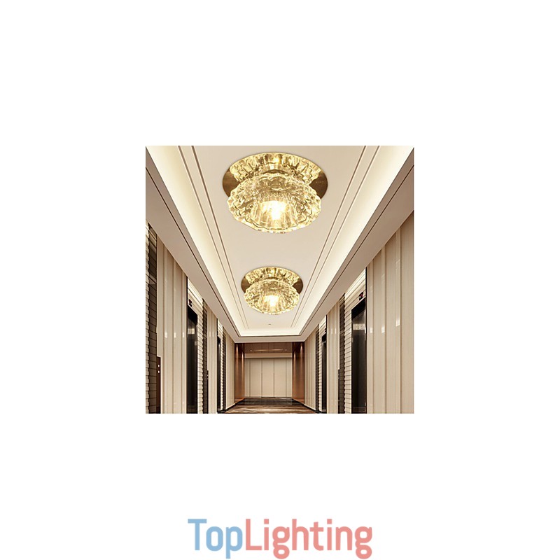 3W Energy Saving Modern Ceiling Light Crystal Ceiling Light Down light bulb Lamp
