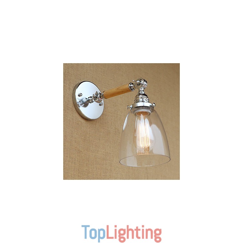 Modern Contemporary Country Retro Electroplated Feature for Swing Arm Ambient Light
