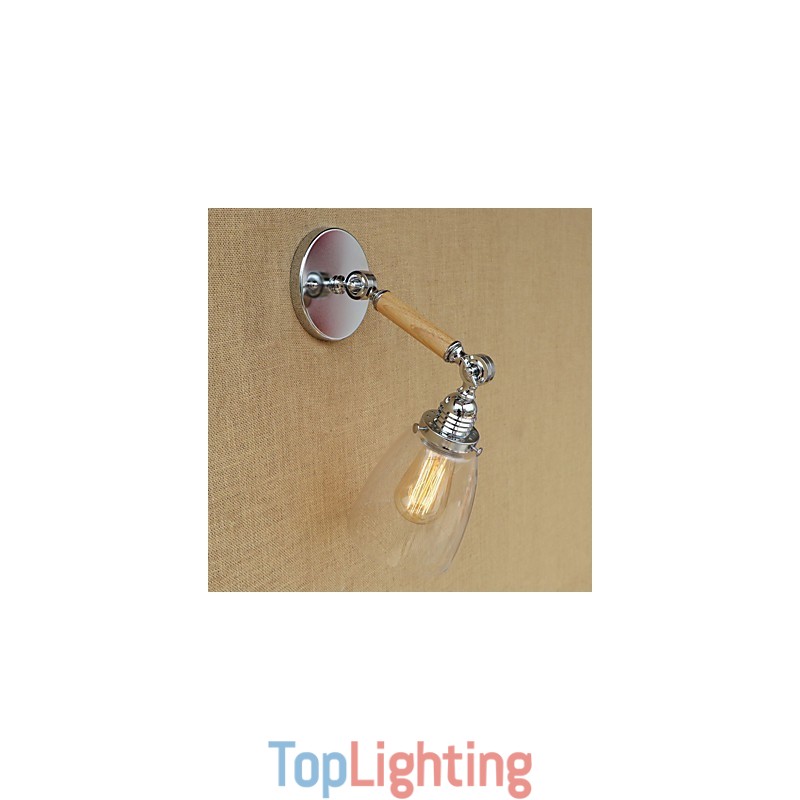 Modern Contemporary Country Retro Electroplated Feature for Swing Arm Ambient Light