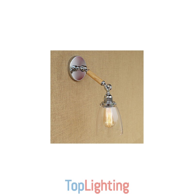 Modern Contemporary Country Retro Electroplated Feature for Swing Arm Ambient Light
