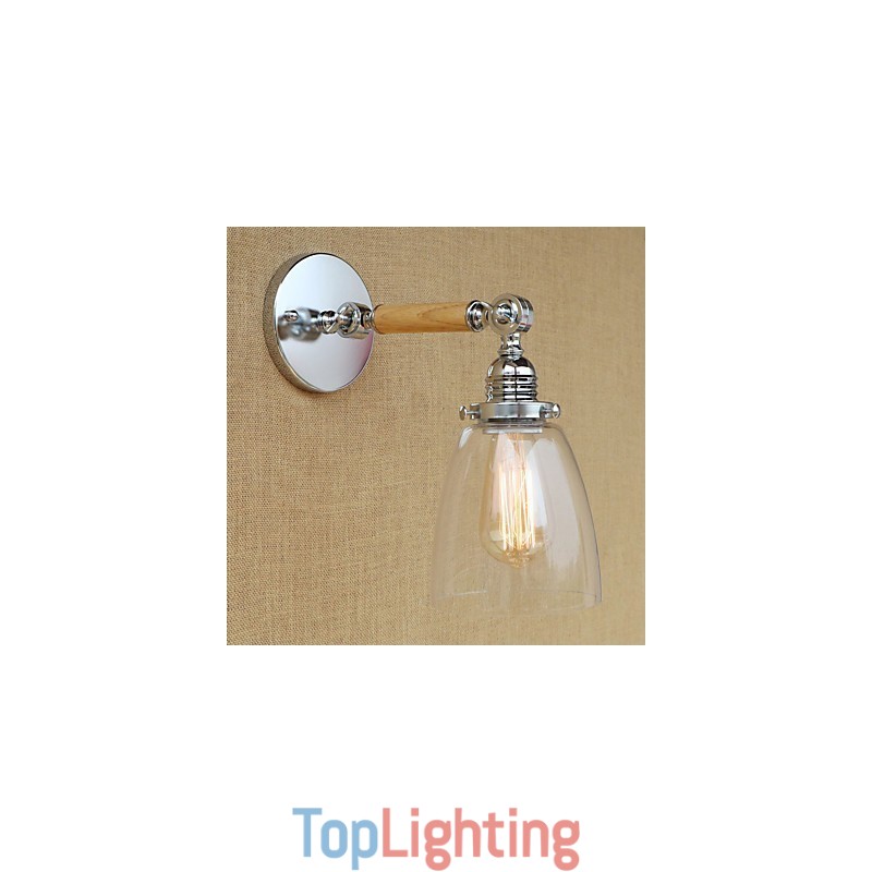 Modern Contemporary Country Retro Electroplated Feature for Swing Arm Ambient Light