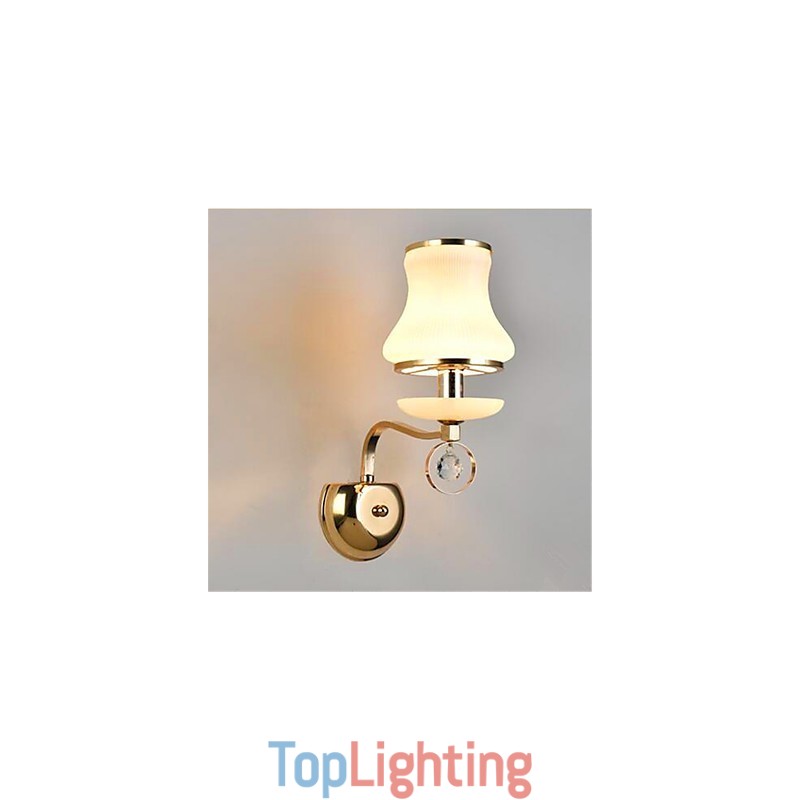 Modern Contemporary Electroplated Feature for Crystal Mini Style Eye Protection Ambient Light Wall Lights