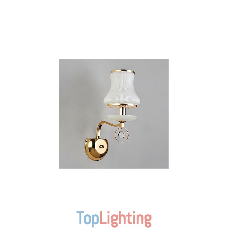Modern Contemporary Electroplated Feature for Crystal Mini Style Eye Protection Ambient Light Wall Lights