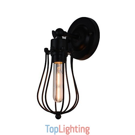 Painted Steel Wall Lamp Dumb Black American Coffee Decoration Retro Wall Light Lightsaber Lamp On Wall Painted Steel Wall Lamp Dumb Black American Coffee Decoration Retro Wall Light Lightsaber Lamp On Wall