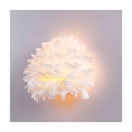 Feather Wall Lights Modern Contemporary Bedroom Hotel Wall Sconces E14 Feather Wall Lights Modern Contemporary Bedroom Hotel Wall Sconces E14