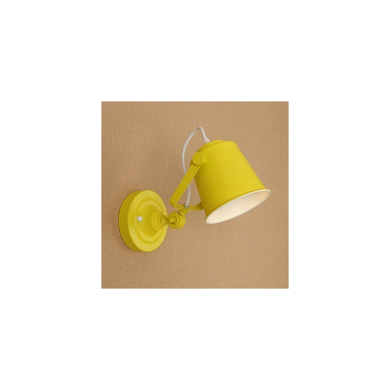 Painted Steel Wall Lamp Dumb Black American Coffee Decoration Retro Wall Light Lightsaber Lamp On Wall