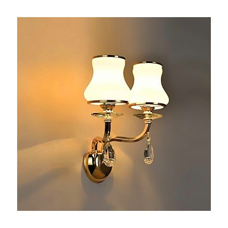 Modern Contemporary Electroplated Feature for Crystal Mini Style Eye Protection Wall Lights Modern Contemporary Electroplated Feature for Crystal Mini Style Eye Protection Wall Lights