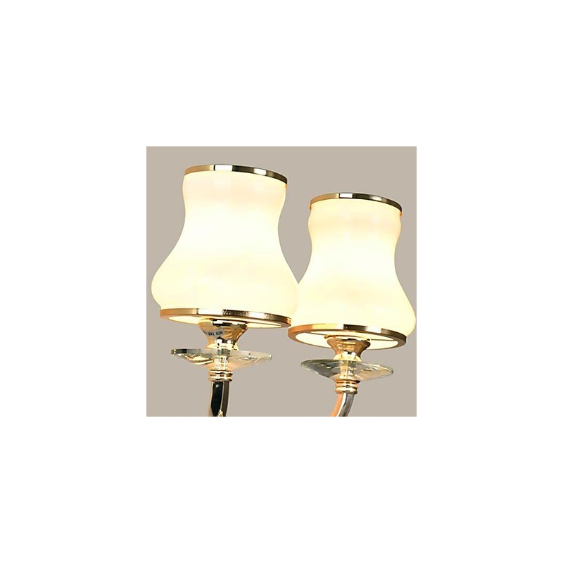Modern Contemporary Electroplated Feature for Crystal Mini Style Eye Protection Wall Lights