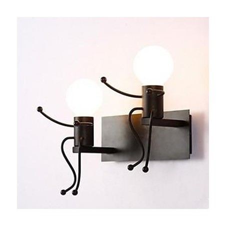 American Country Iron Wall Lamp Creative Bedroom Bedside Wall Lamp Warm Aisle Villain Wall Lamp American Country Iron Wall Lamp Creative Bedroom Bedside Wall Lamp Warm Aisle Villain Wall Lamp