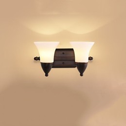 Rustic Lodge Black Oxide Finish Feature for Eye Protection Ambient Light Wall Sconces Wall Light