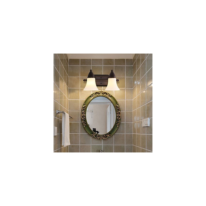 Rustic Lodge Black Oxide Finish Feature for Eye Protection Ambient Light Wall Sconces Wall Light