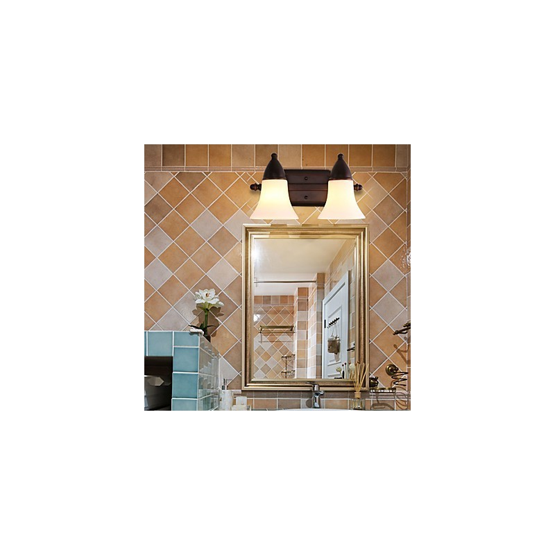 Rustic Lodge Black Oxide Finish Feature for Eye Protection Ambient Light Wall Sconces Wall Light