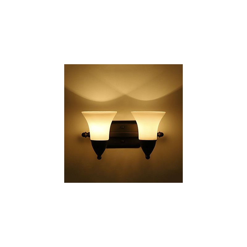Rustic Lodge Black Oxide Finish Feature for Eye Protection Ambient Light Wall Sconces Wall Light