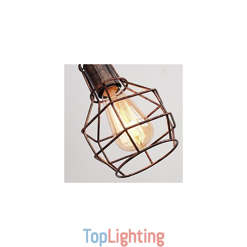 Industrial Retro Iron Wall Lamp Creative Personality Lift Pulley Wall Lamp