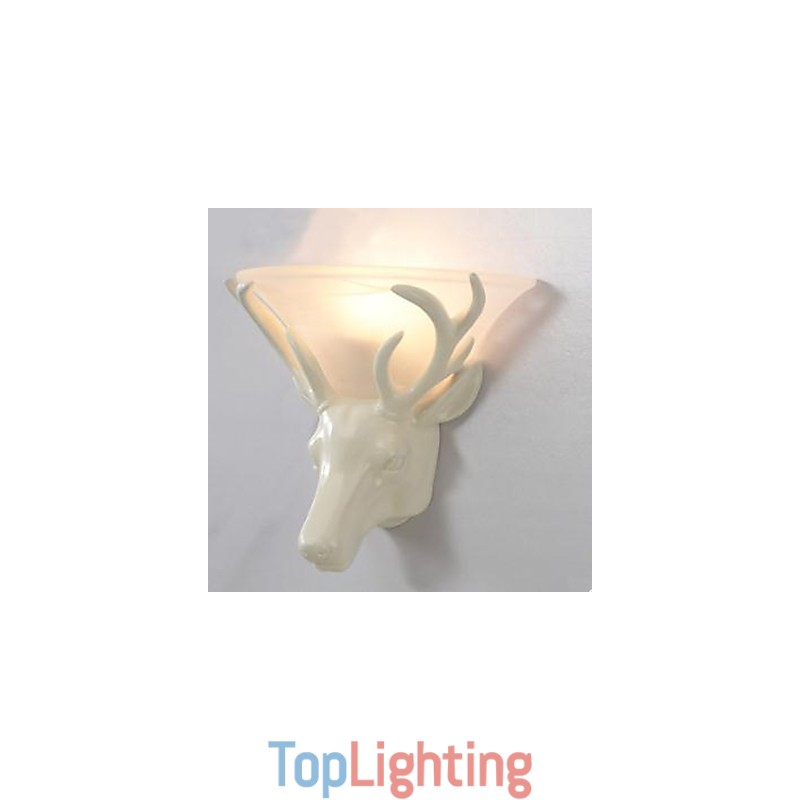 Contemporary And Contracted Deer Head Wall Lamp Fashion Creative Living Room Bedroom Wall Lamp