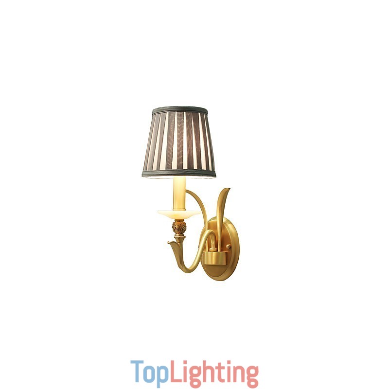 Simple Country Traditional Classic Brass Feature for Mini Style Uplight Wall Sconces Wall Light