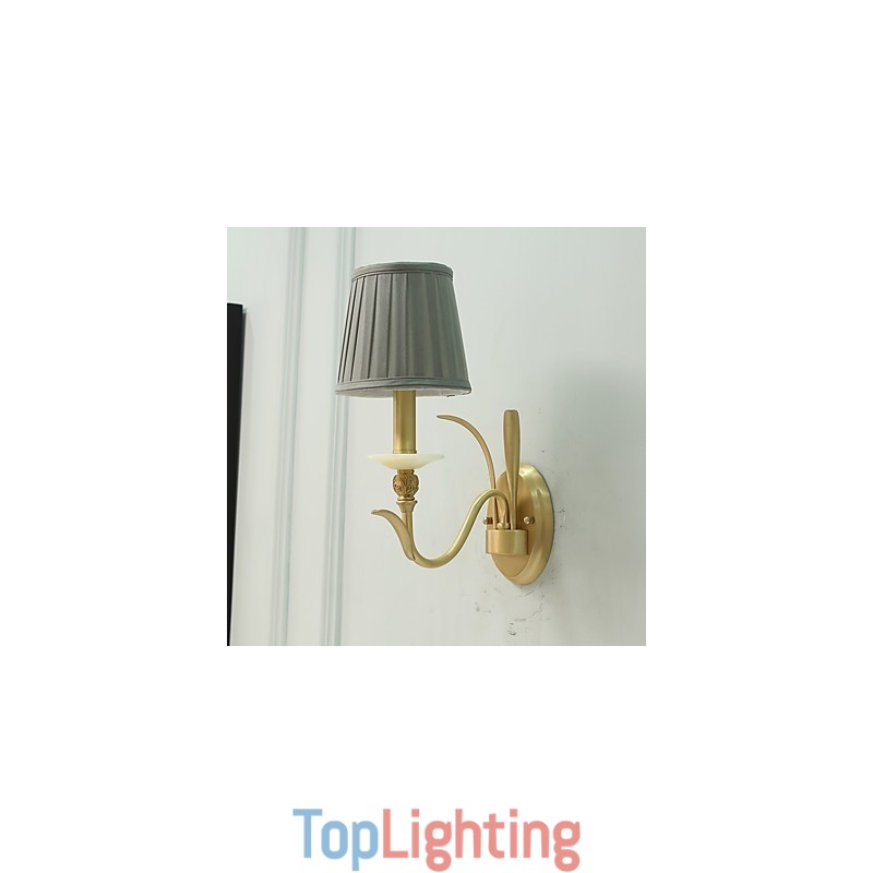 Simple Country Traditional Classic Brass Feature for Mini Style Uplight Wall Sconces Wall Light
