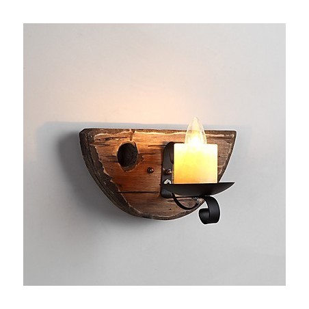 Rustic Lodge Painting Feature for Mini Style Uplight Wall Sconces Wall Light Rustic Lodge Painting Feature for Mini Style Uplight Wall Sconces Wall Light